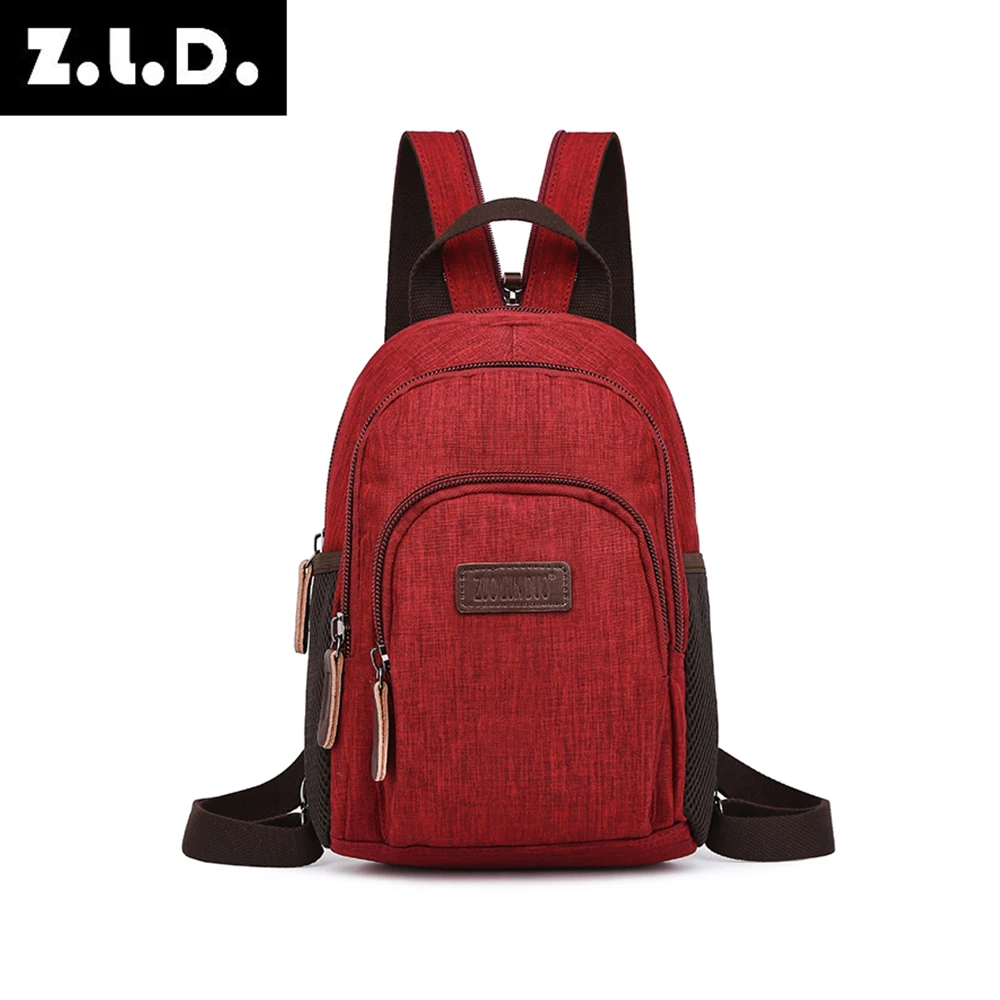 Ladies High Quality Canvas Backpack Large Capacity Casual Backpack Fashion Brand Design Laptop Bag Youth Student Bag