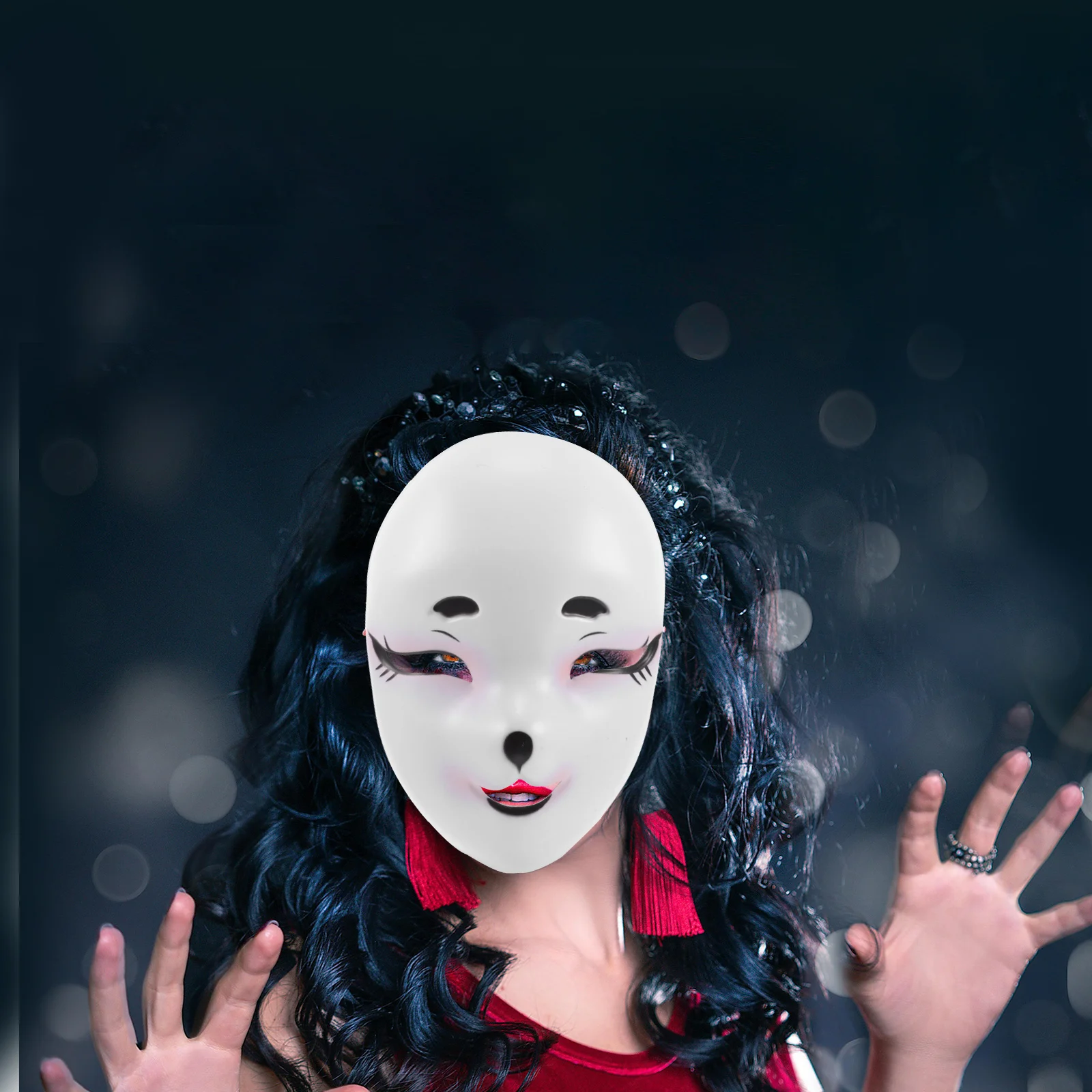 

Cute Baby Eye Masks Plastic Dress Mask Gras Halloween Costumes Lightweight Adorable Design Versatile Stage Prop Photo