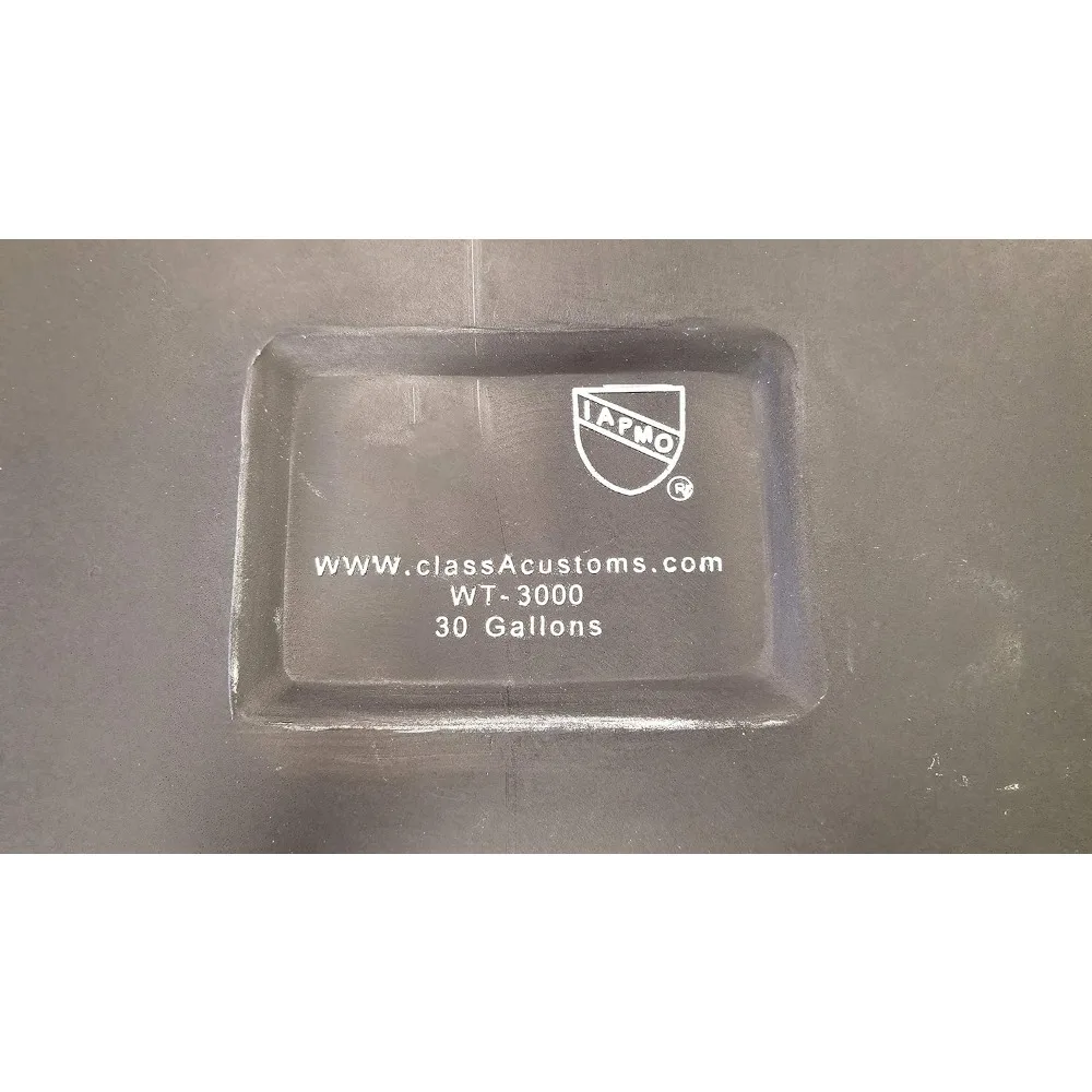 Tanque de agua negro RV de 30 galones - WT-3000 para autocaravanas clase A