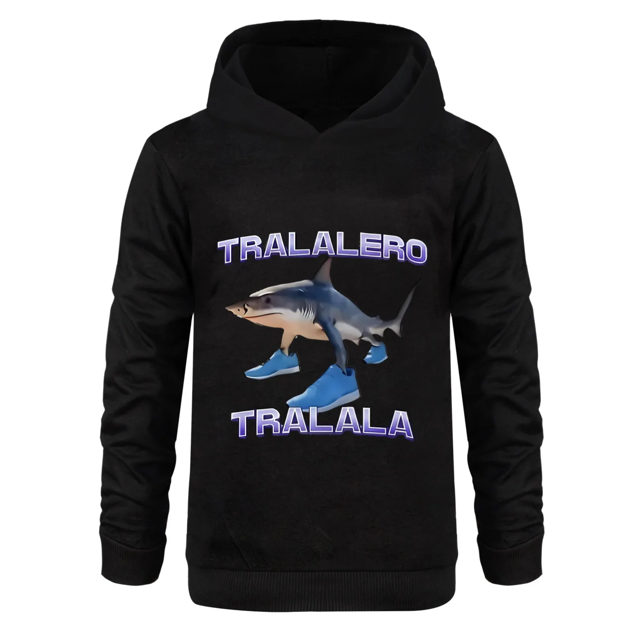 تونغ تونغ تونغ الصحور هوديي الاطفال مضحك AI القرش Tralalero Tralala الملابس صغار الفتيان طويلة الأكمام بلوزات الفتيات معاطف غير رسمية