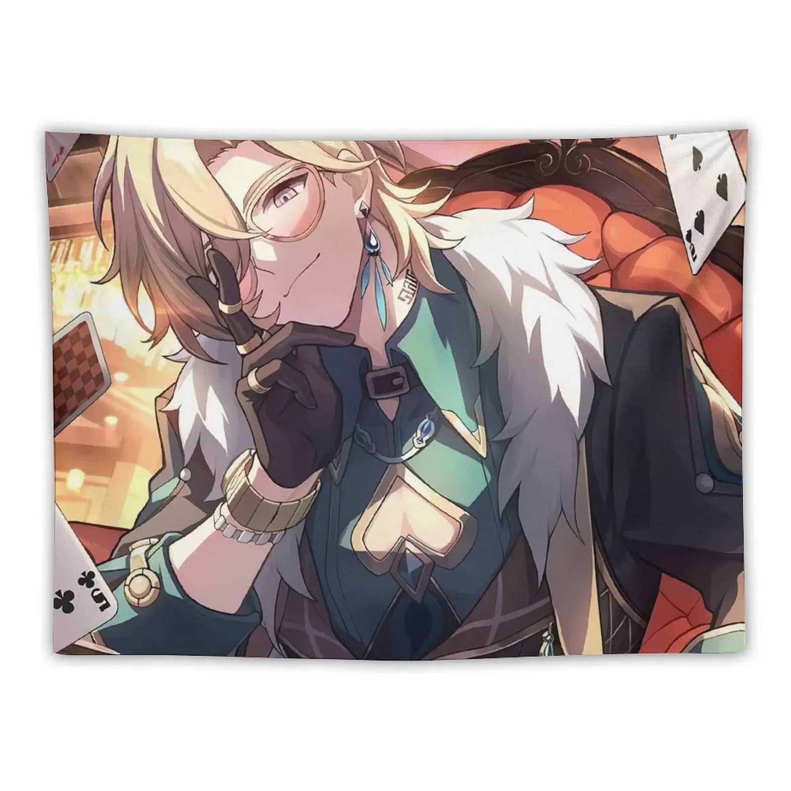 

Aventurine Honkai: Star Rail Tapestry Decoration For Rooms Bedrooms Decor Tapestry