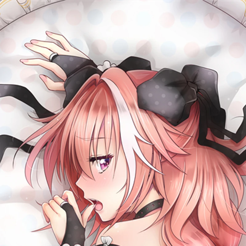 New Pattern Dakimakura Anime Astolfo Double-sided Print Life-size Body Pillow Cover Bedding Gifts