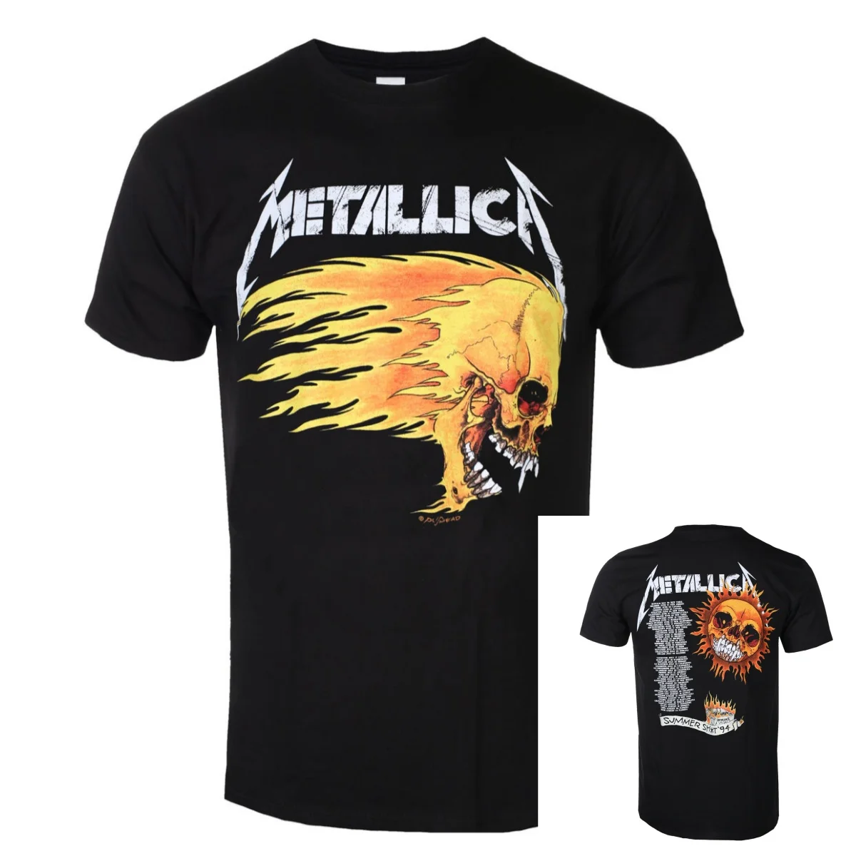 Heavy Metal Rock Band Summer Casual T-Shirt Men's and Women's Luxury Brand Top 2026 New