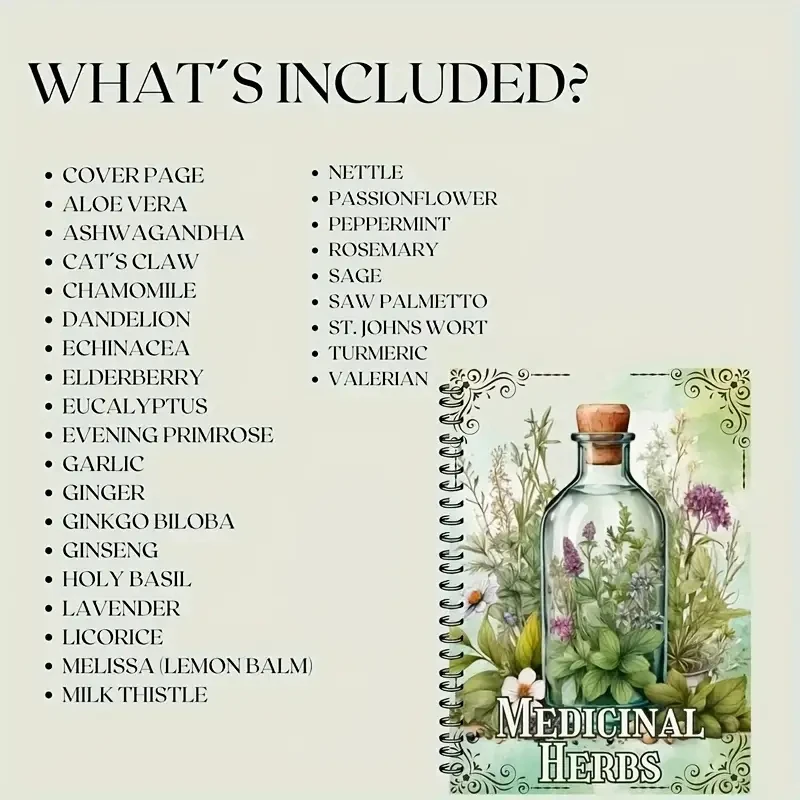 A Beginner's Guide - 33 Healing Herbs to Know, Grow & Use for Holistic Wellness, Herbal Remedies for Common Ailments