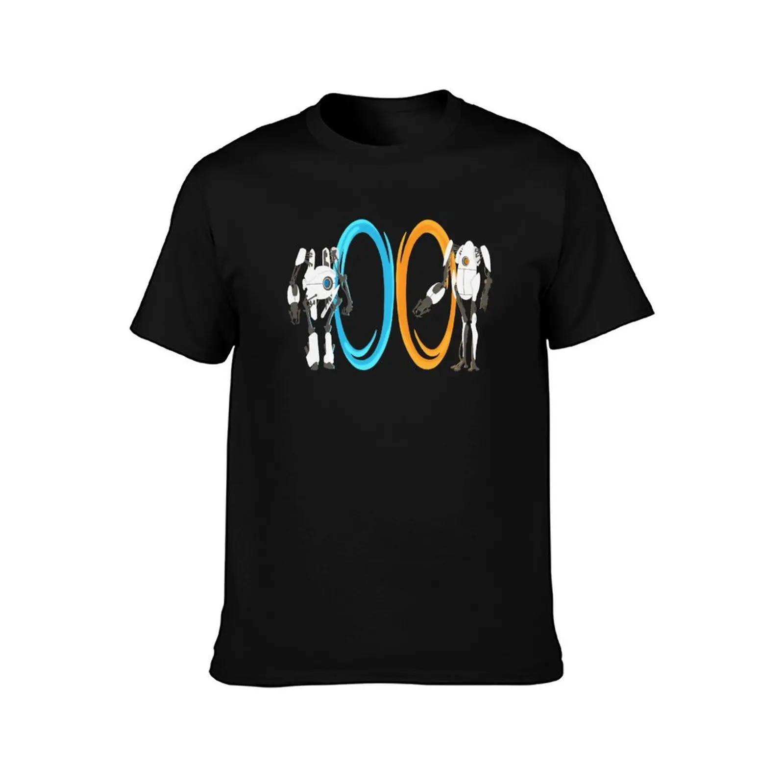 Now You're Thinking with Portals T-Shirt, Summer Casual Cotton Tee, Oversized Streetwear Tops, Vintage Graphic Print