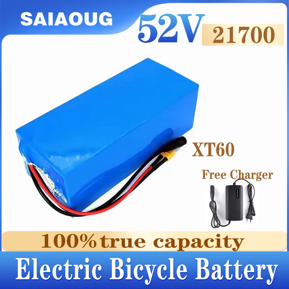 

52v 21700 Li-ion Battery Pack Original Battery 20 30 35 40 45 50ah Battery Pack For Electric bike Electric Scooter with 100A BMS