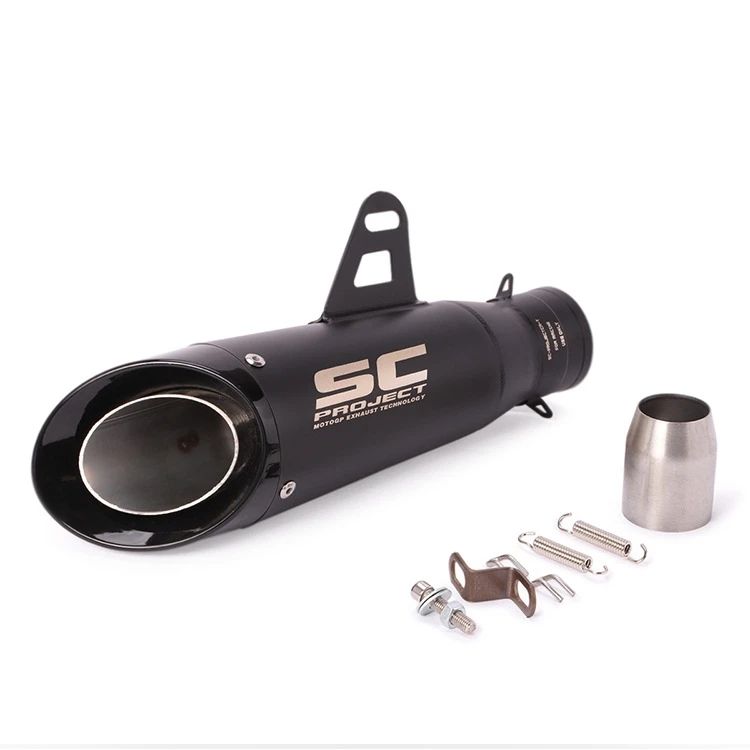 JPM Customize High Quality 51mm Stainless Steel Motorcycle  Straight Pipe Exhaust Muffler for  R3 R6 R25 exhaust muffler