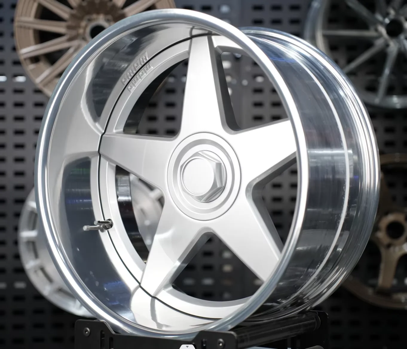 PINJIA 3 Pcs Custom Deep Concave Alloy Wheel Polished Finish for E46 E90 E92 F80 M3 F82 M4 Forged Wheels - Detail 1