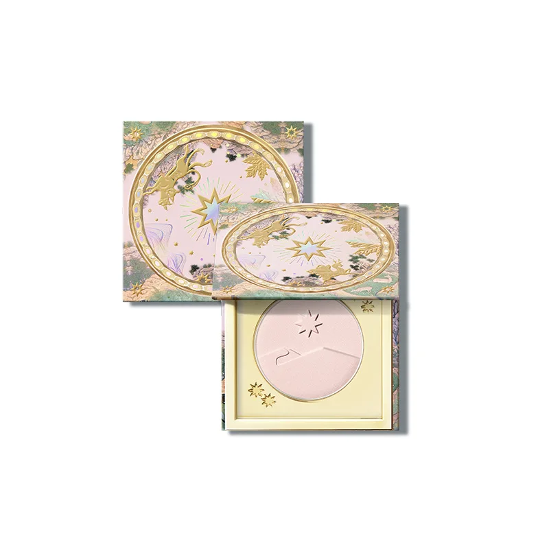 Girlcult surligneur maquillage contour du visage naturel dimensionnel double couleur miroitant perle mat Blush Contour Palette cosmétiques