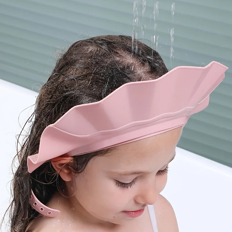 

Baby Shower Cap Adjustable Hair Wash Cap Eye Protection Head Water Cover Child Care Hair Wash Bath Supplies Bathroom Toys