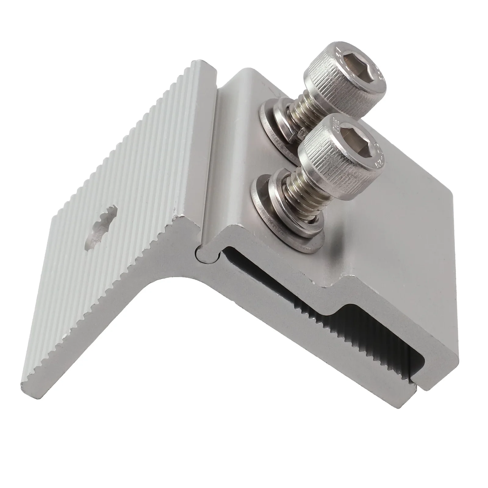 1/4Pcs Solar Panel Bracket Standing Seam Clamps PV Panel Roof Seam Clamp Roofs Solar Mounting Bracket Aluminum-Alloy Fixture