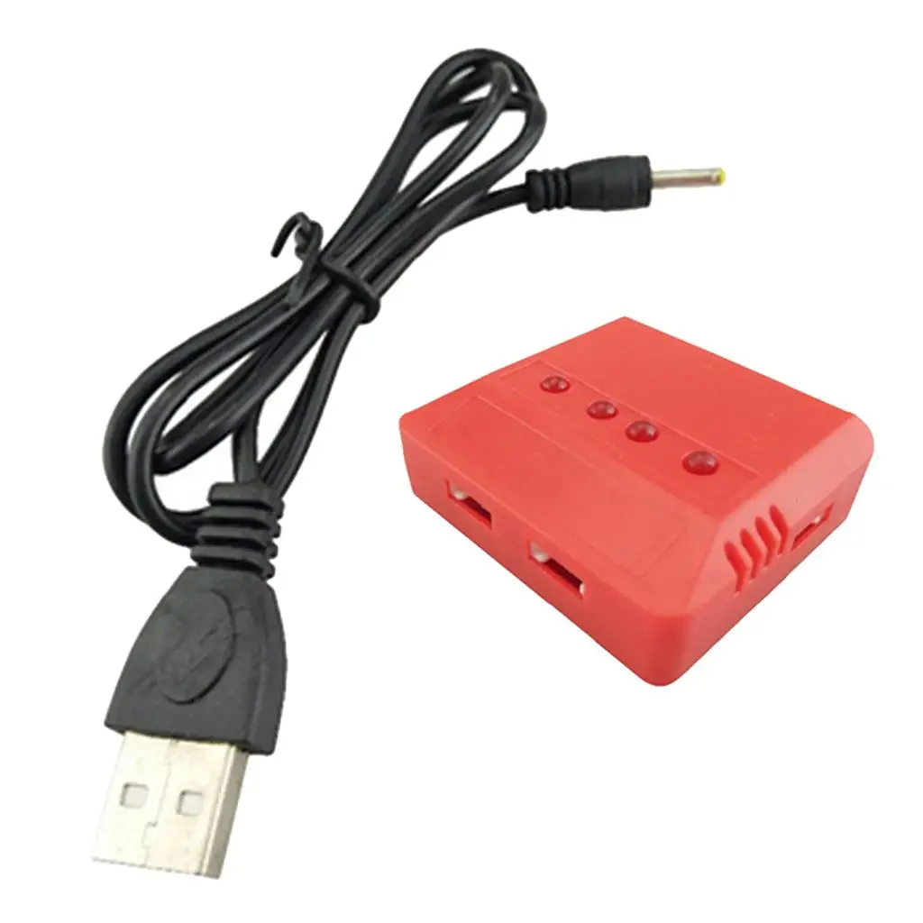 USB Battery Charger 4 Port Equilibrium Overcharge Protection RC Helicopter Accessories for X5 X5C X5SW H107 H37 V977