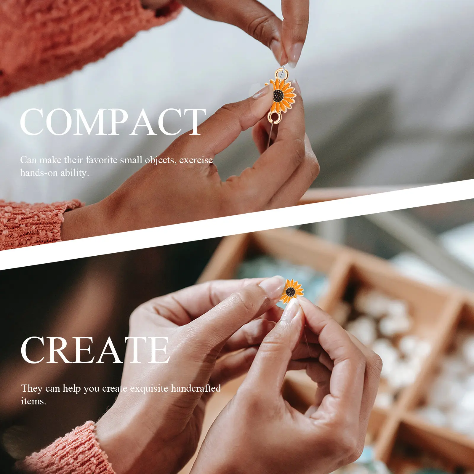 

20Pcs Sunflower Pendant Alloy Charms Jewelry Making Accessories DIY Necklace Bracelet Crafts Jewelry Charms DIY Earring Pendants