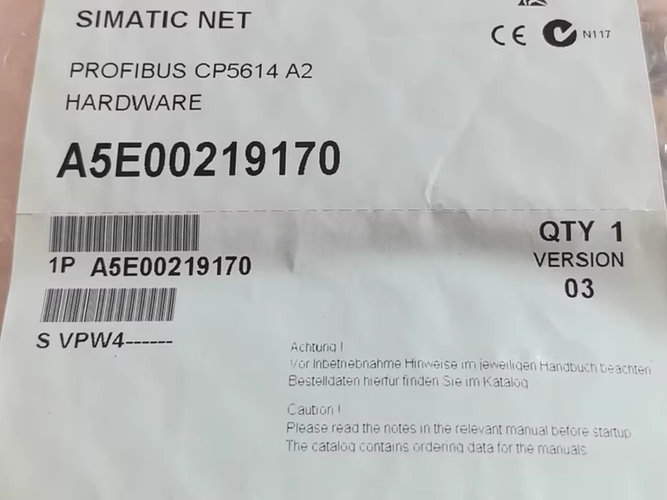 

CP5614 A2 New Siemens network card