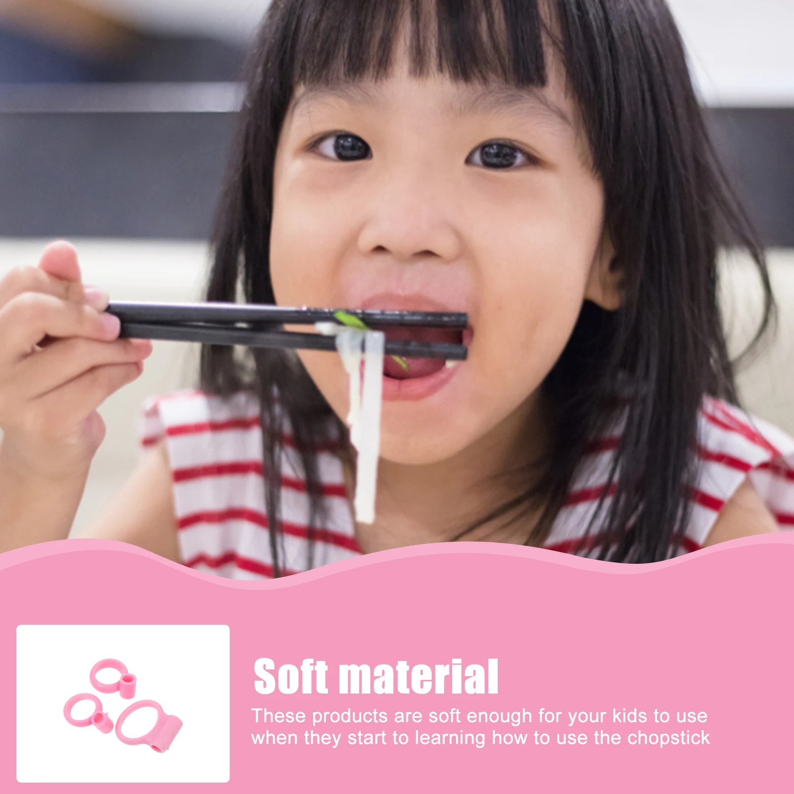 

18 Pcs Ring Set Chop Sticks for Kids Chopsticks Training Helpers Silicone Cute Hinge Baby Child