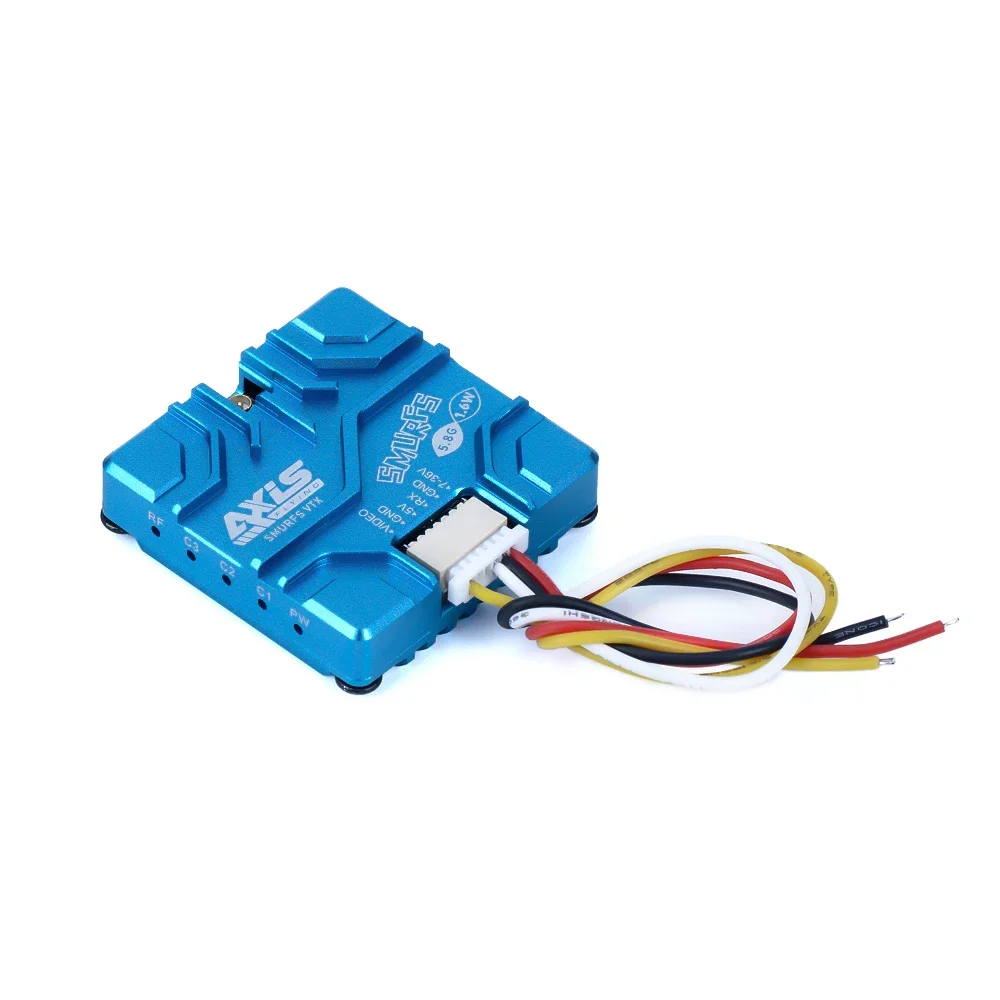 

Axisflying SMURFS VTX 5.8G 1.6W Analog image transmission, long range VTX for FPV Freestyle RC Long Range Drone 5/7/10inch