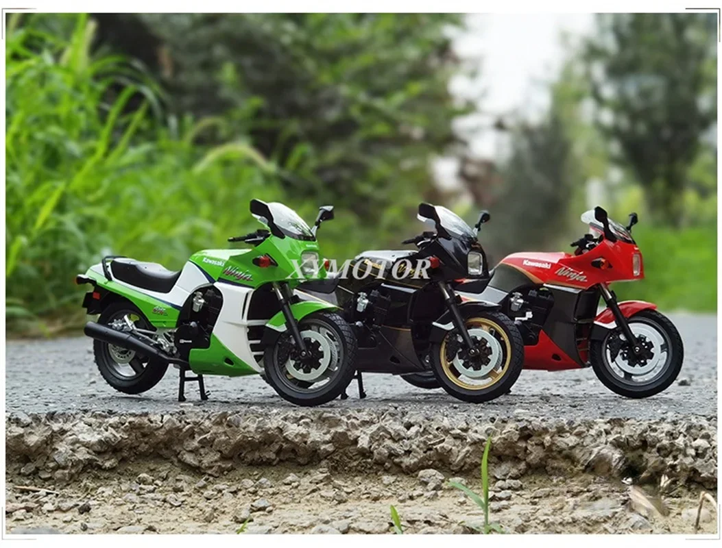 New AOSHIMA 1/12 For Kawasaki Ninja GPZ900R Diecast Model Motorcycle Boys Girls Gift Display Red/Black/Green