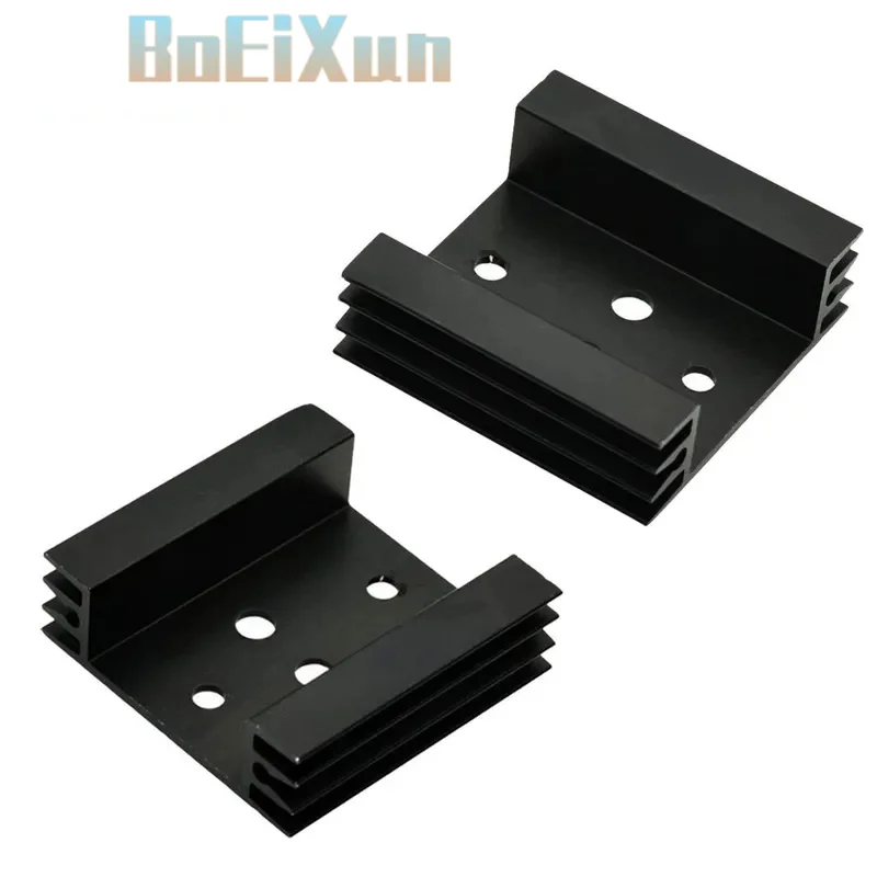 45*45*14mm Heatsink Cooling Fin Radiator Cooler Aluminum Heat Sink for TO-3 Transistor Cooling Accessories TO3 45X45X14mm