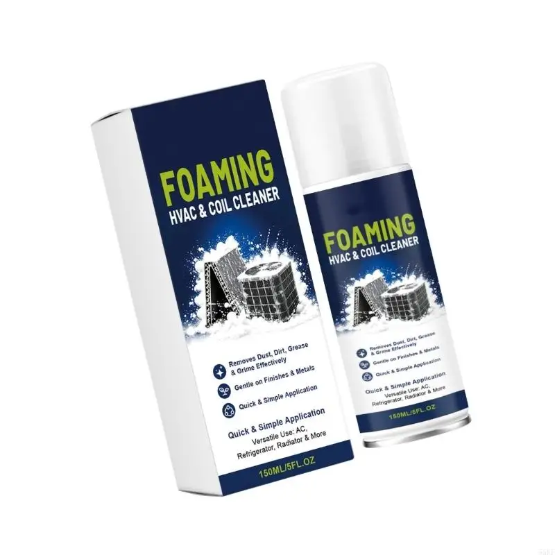 Professional Foaming AC Coil Cleaner 150ML Quickly Eliminates Molds And Improves Indoor Air Quality for Home Use 55KF