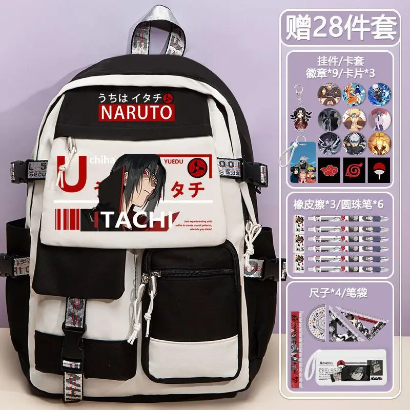 

Naruto New Cartoon Student Schoolbag Large Capacity Casual and Lightweight Shoulder Pad Cute Waterproof Backpack