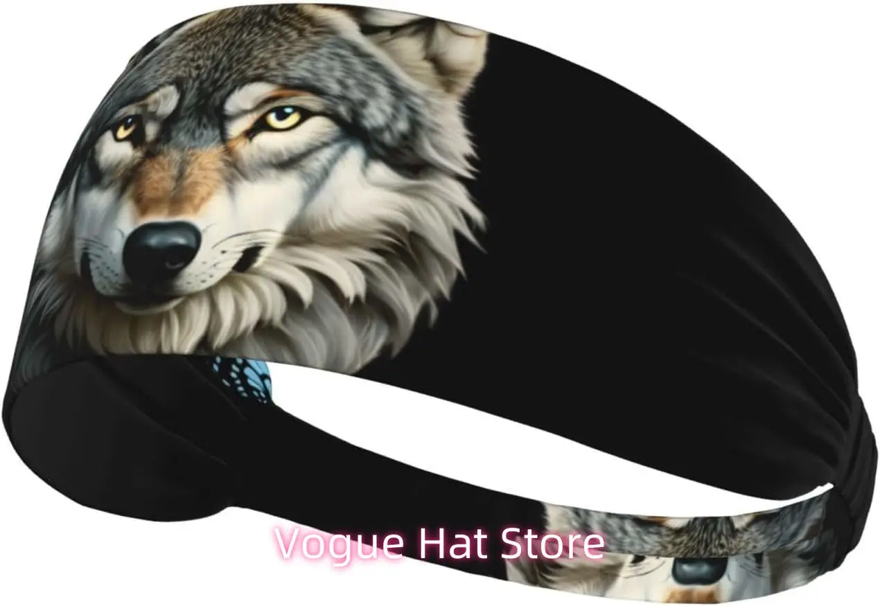 

Эластичная повязка на голову для тренировок — мягкая и дышащая повязка на голову для бега, езды на велосипеде, йоги и многого другого изображения невестыного волка
