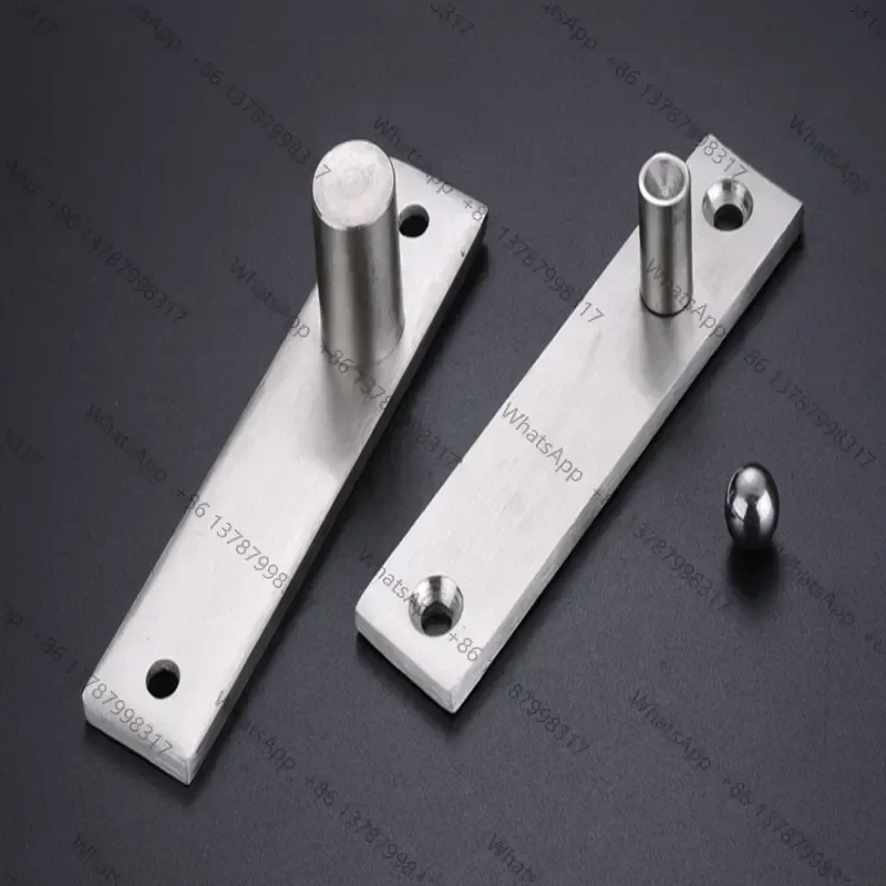 Stainless Steel Pivot Heavy Duty 360-degree Rotating Shaft Wooden Door Hinge  Murphy Positioning   Hidden Axis