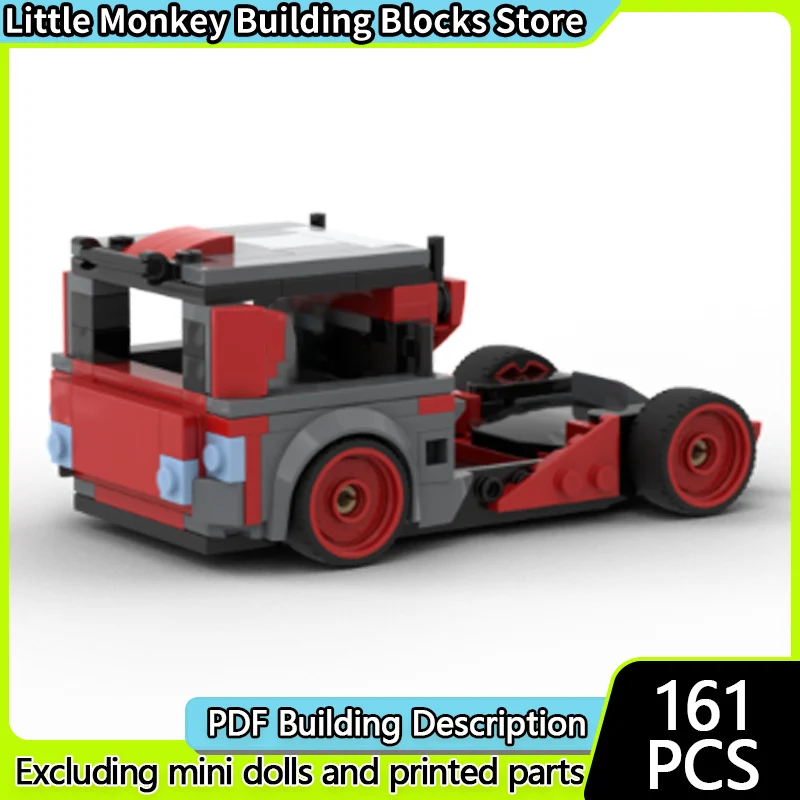 

Speed Racing Car Model MOC Building Bricks Classic Transport Truck Modular Technology Children Holiday Gifts Assemble Toys Suit
