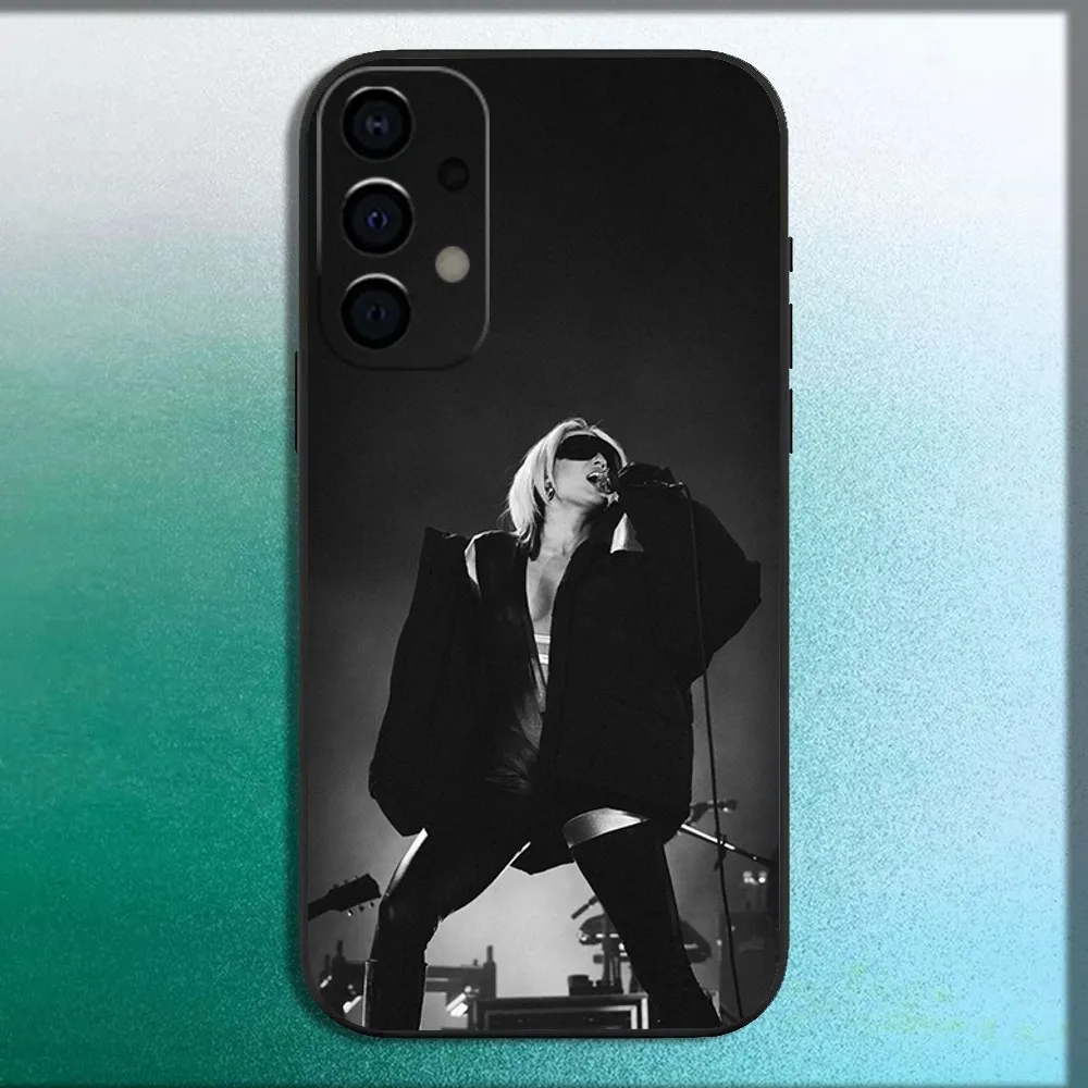 Singer M-Miley Cyrus Phone Case For Samsung Galaxy A13,A21s,A22,A31,A32,A52,A53,A71,A80,A91 Soft Black Cover