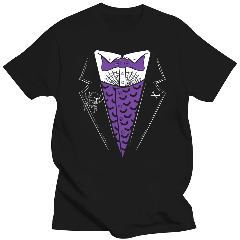 Halloween Tuxedo Men's Black T-shirt