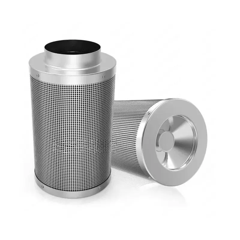 6 Inch Activated Carbon Filter for Grow Chamber Odor Control Air Purifier Scrubber for Hydroponic Tent Ventilation System