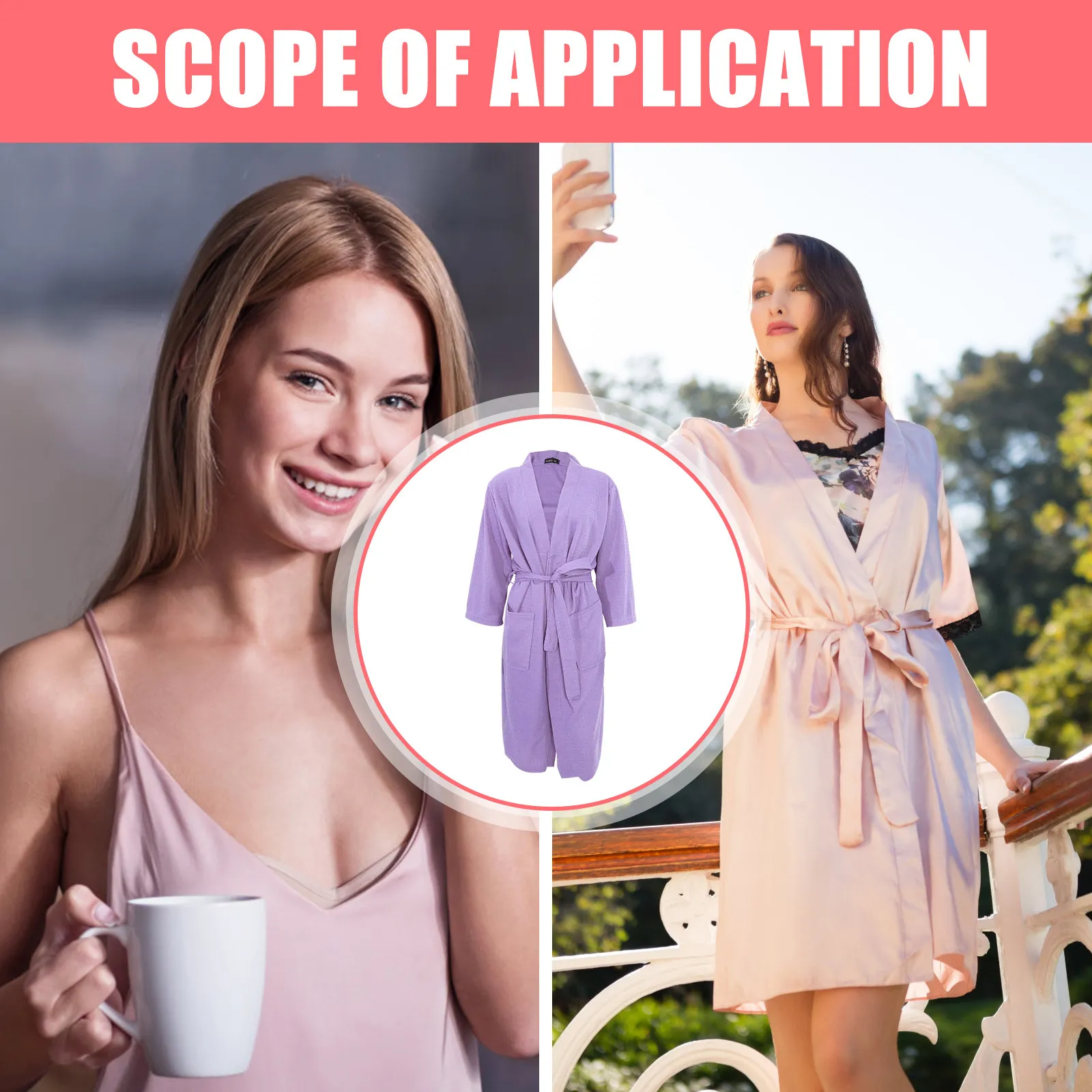 Shower Robe Bathrob…