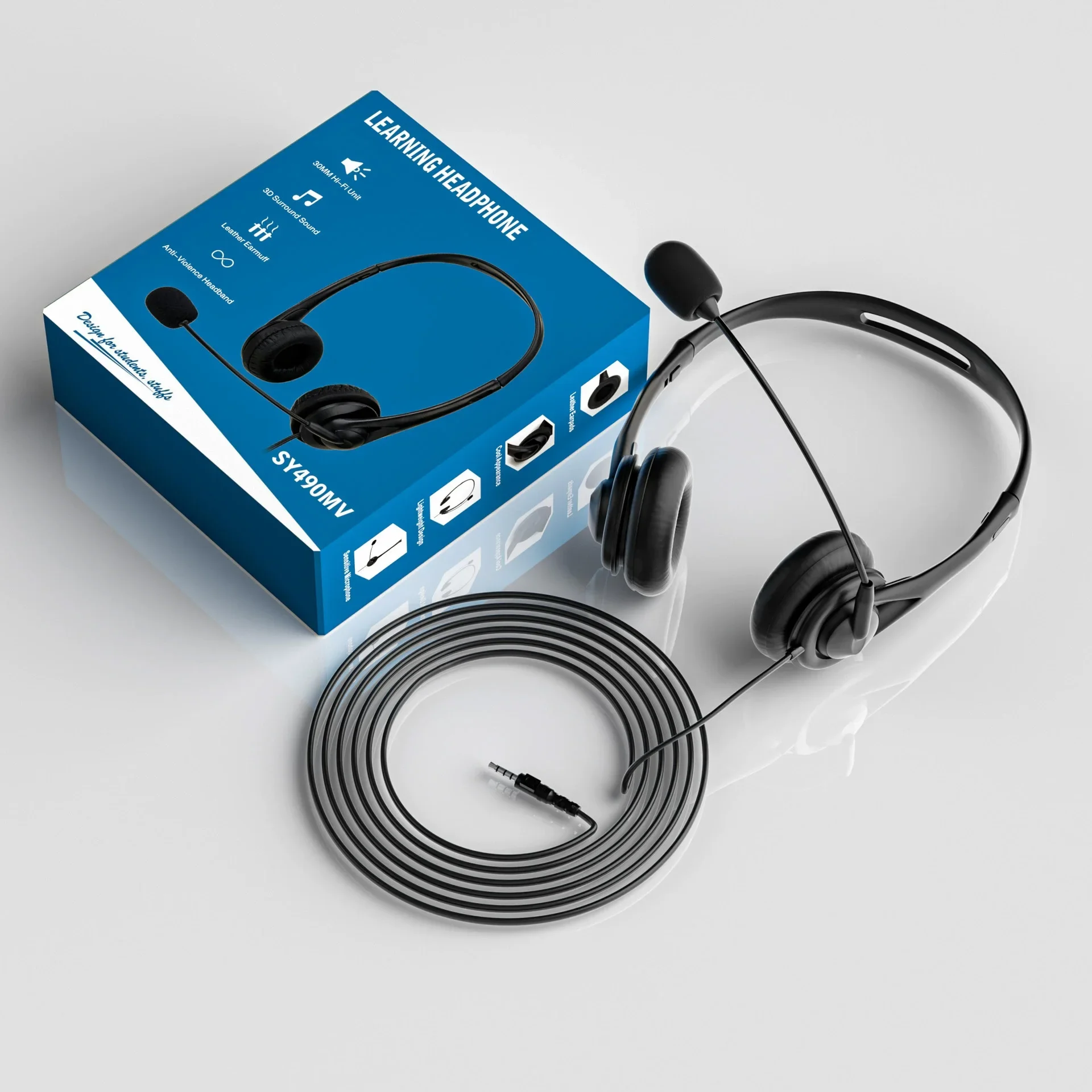 

Sooyn Choice Portable Audio Headset Wired Gaming with 3.5mm USB Interface Waterproof SY490MV LZ-60