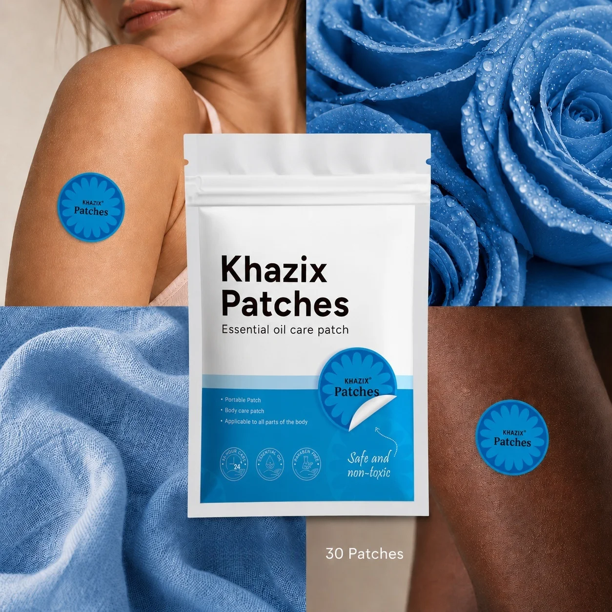 30Pcs Energy Patches Natural Ingredients Vegan Friendly Daily Energy Boost Patch Portable Body Stickers for Work Travel Sports image 4