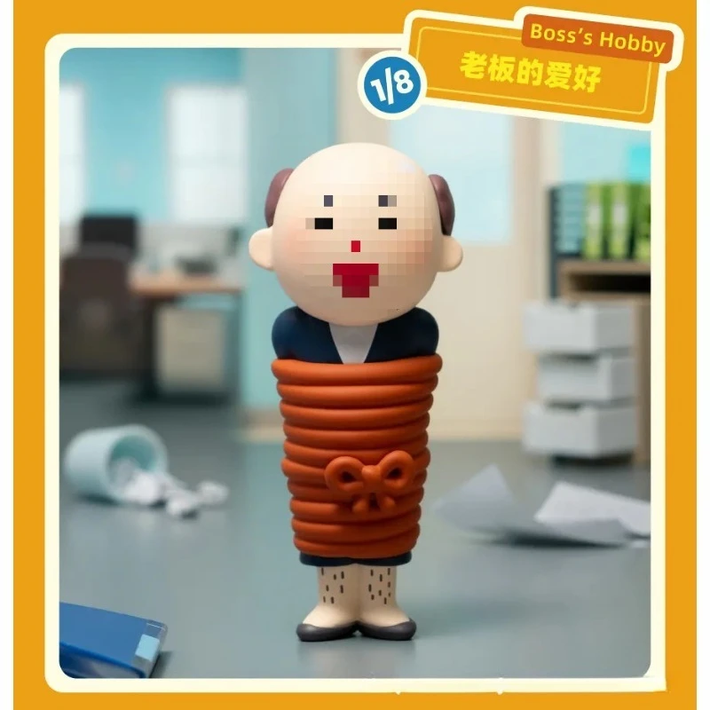 8 cm PLZDOT Illustrazione Personaggio Buona Fortuna Cieca Scatola Serie Mini Figurina Giocattolo Alla Moda Ornamento Regalo Di Compleanno Di Natale Capodanno