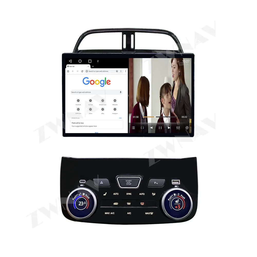 

13.3” Android auto touch screen For Jaguar F-Pace 2016-2020 GPS navigation carplay multimedia player radio wireless head unit