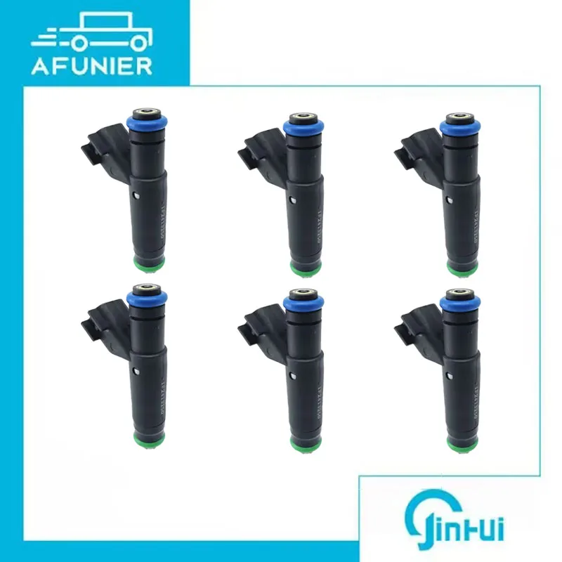 Boquilla de inyector de combustible de 6 uds para Ford Mustang Windstar 3.8L 1999-2004 OE No. :1F2EB4A,1F2413250,1F2Z9F593BA,XF2Z9F593CA,1F2E-B4A