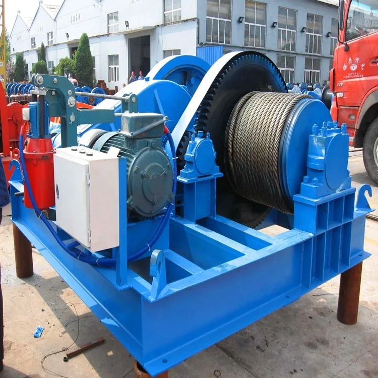High Quality 10t 20t 30t Cable Pulling Winch Three Phase Electric Winch 380V 220V