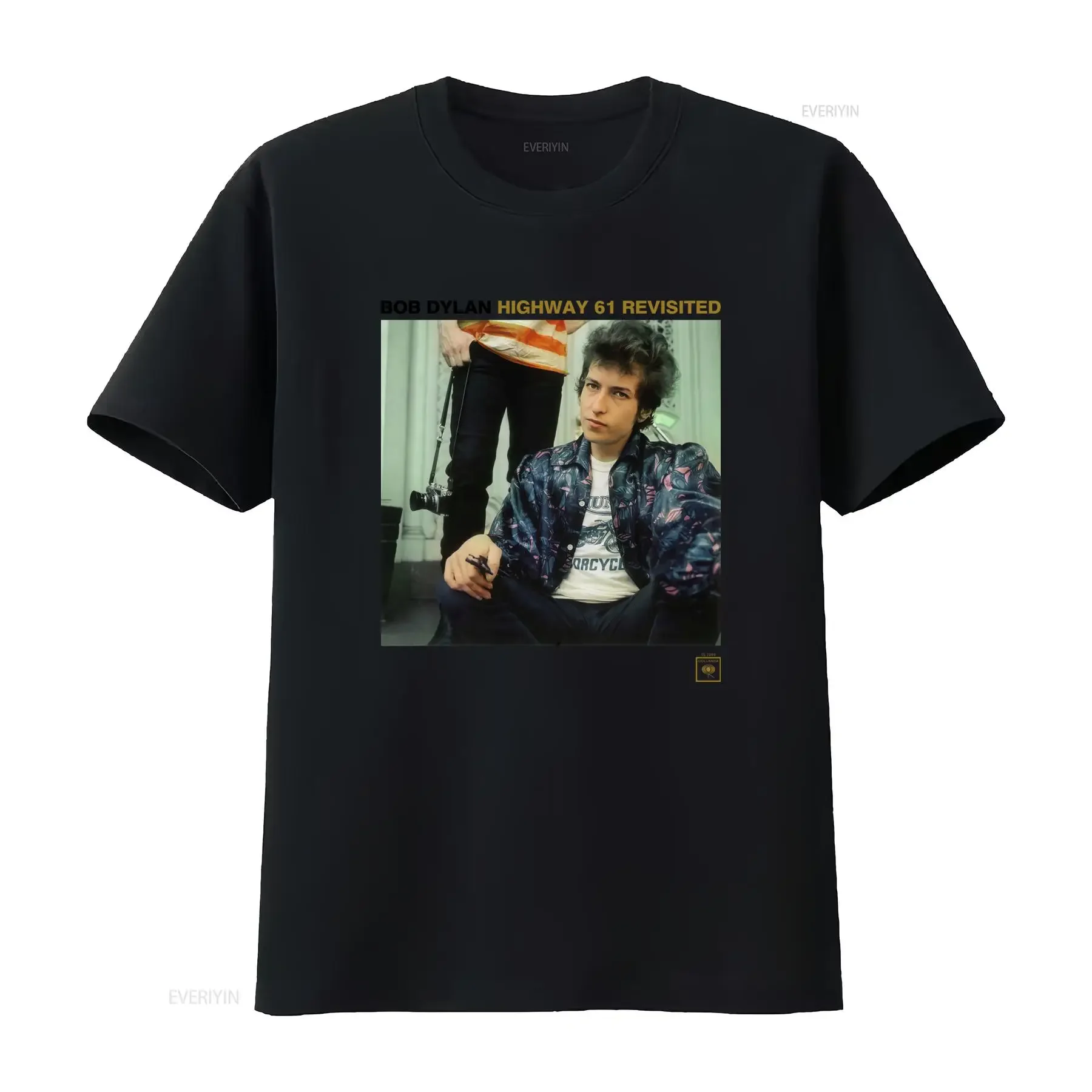 NEW ITEM Bob Dylan Highway 61 Revisited Music T Shirt Full Size S 4XL vintage Washed Versatile Soft homme Casual Breathable