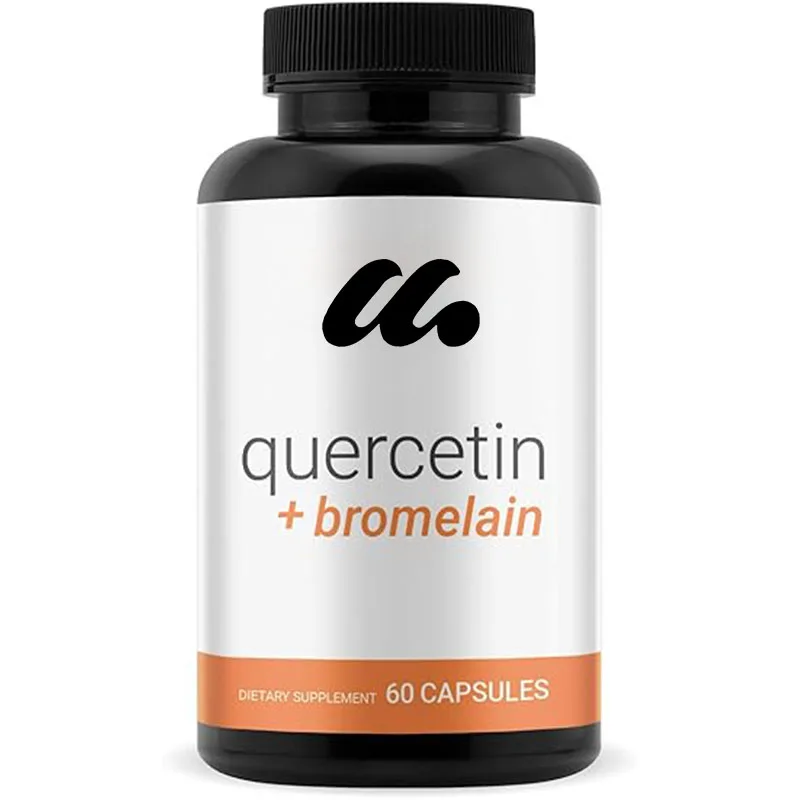 

Quercetin 500mg - Quercetin contains bromelain - Strong Quercetin - High quality bromelain -60 capsules