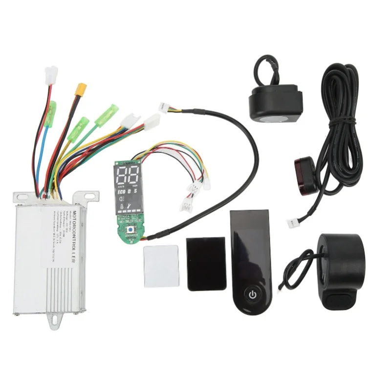 

36V Electric Scooter Panel Controller Kit With Circuit Board Panel Cover Thumb Throttle Light Conversion Kit