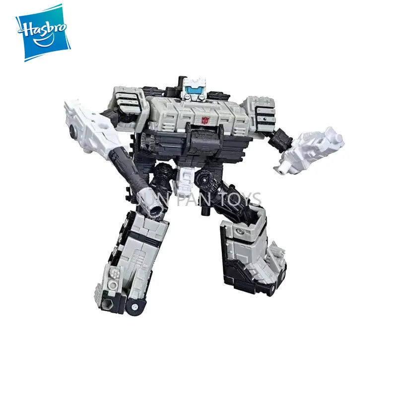 Takara Tomy-Hasbro Transformer Toys, War for Cybertron Kingdom, Autobot Deluxe Class, Sampling Pipes, Action Figure Model