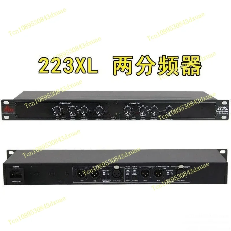 DBX 223XL 224XL Frequency Divider, Professional Audio Crossover, Stereo 2-Way Mono 3-Way Crossover