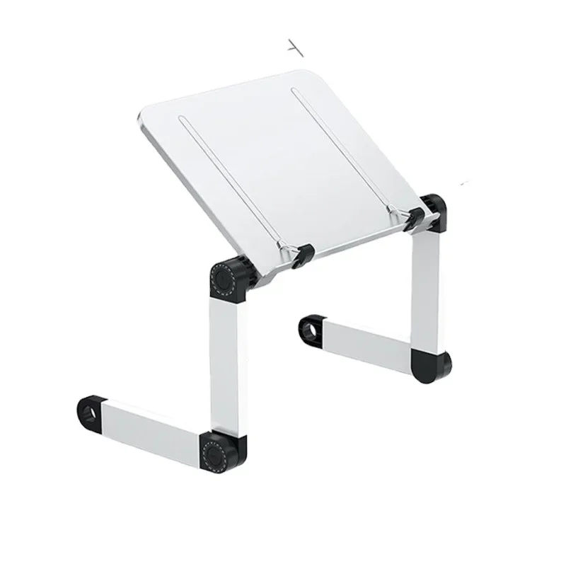 Adjustable Laptop Desk Lift Table for Desktop Display, Portable Hanging Bracket with Screen Support Floating Standing Table