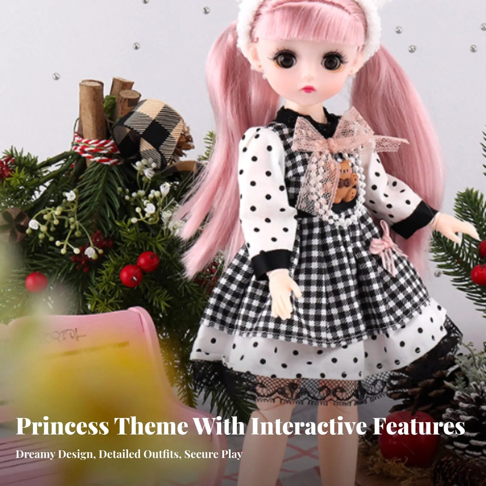 

Кукла-принцесса 30 см с изменяемой внешностью, совместима с куклами с 23 подвижными суставами, детская игрушка с мягкими шелковистыми волосами и милым лицом для девочек