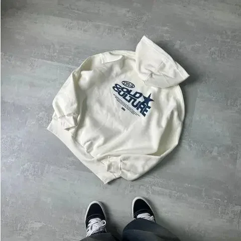 

Y2K Classic Casual Autumn Harajuku Hip Hop Gothic Letter Pattern Printed Plus Size Hoodie Men's and Women's Sweatshirts