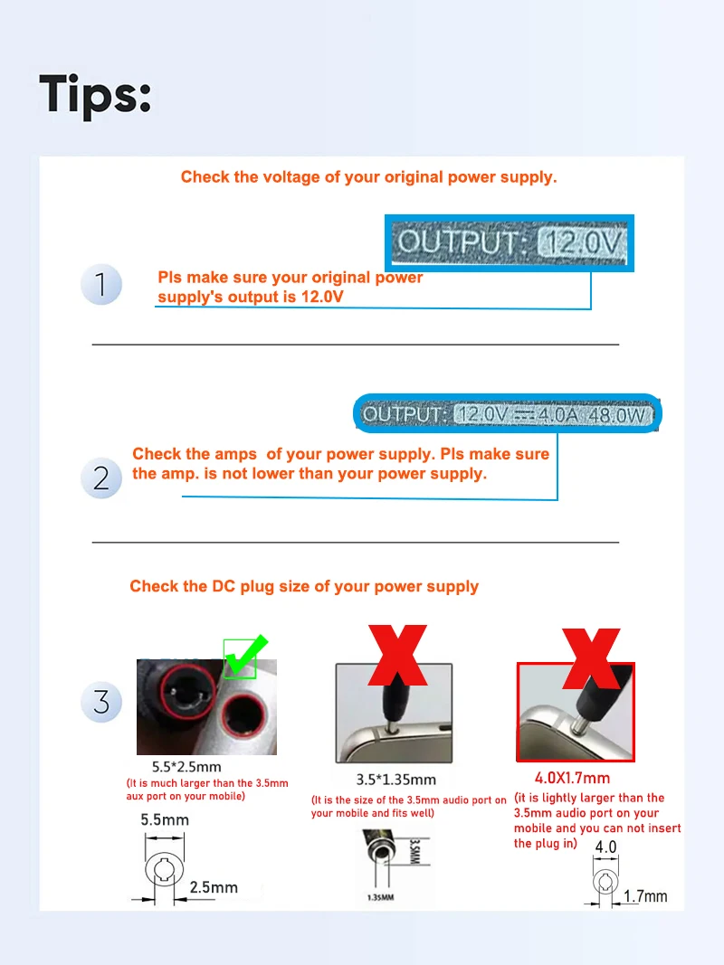 Genuine Power adapter for Xiaomi Monitor 30