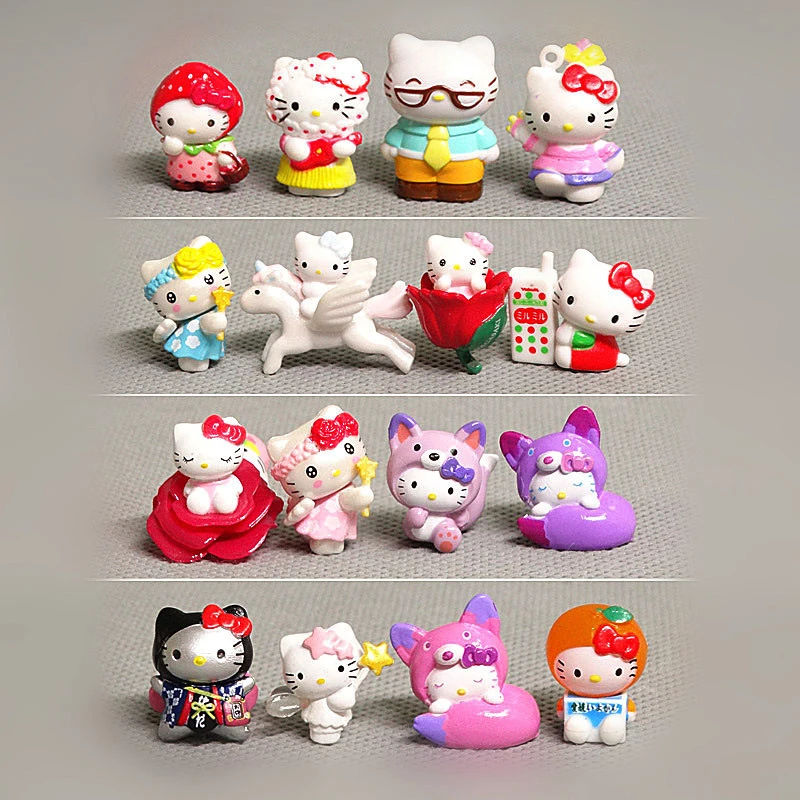 Cartoon Cat Anime Figure Doll Kawaii Cake Room Decorative Decoration Christmas Toy