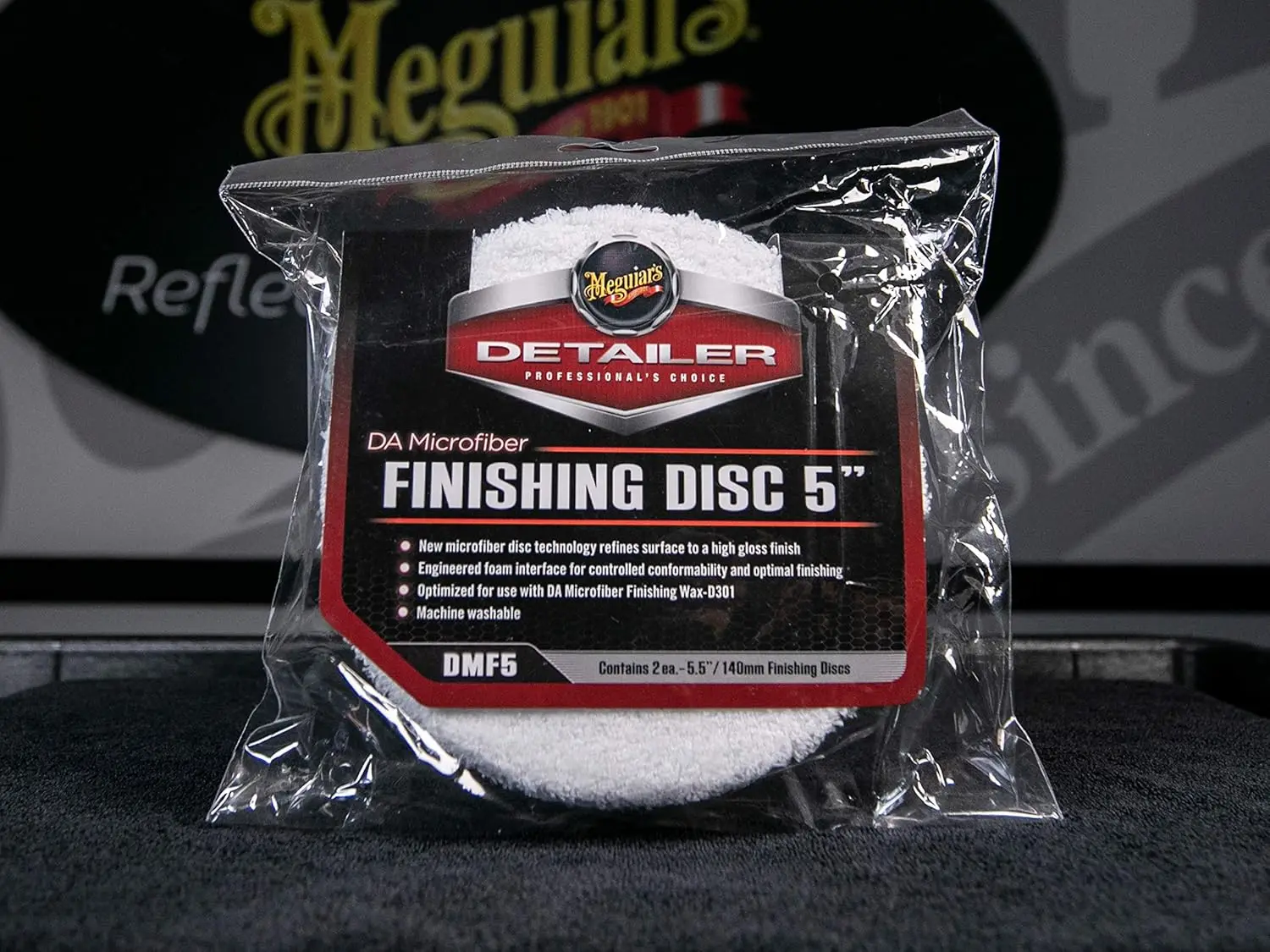 Disco de acabamento de microfibra DMF5B DA 5", pacote com 12