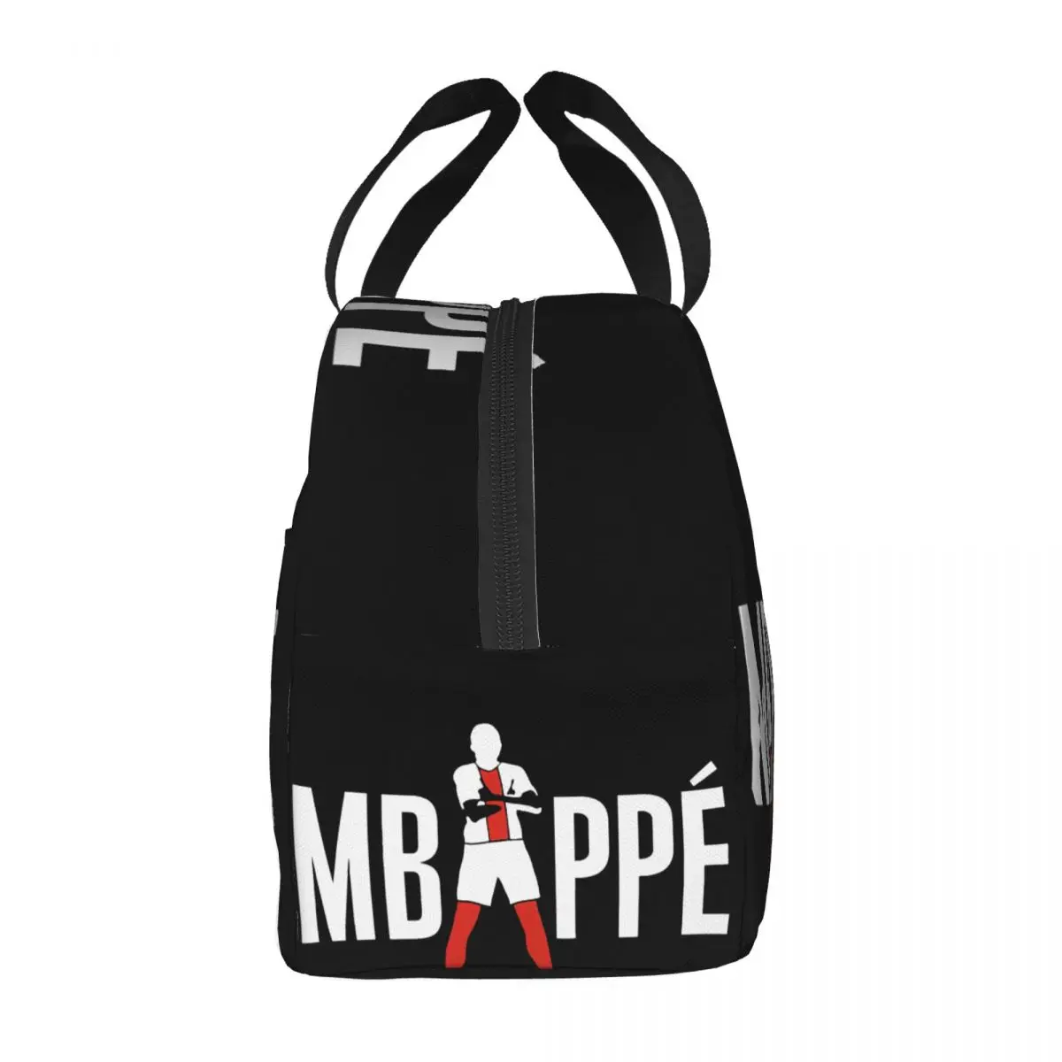 Kylian-Bolsa de almuerzo Mbappe Unisex, fiambrera portátil con aislamiento, Bento Box para alimentos