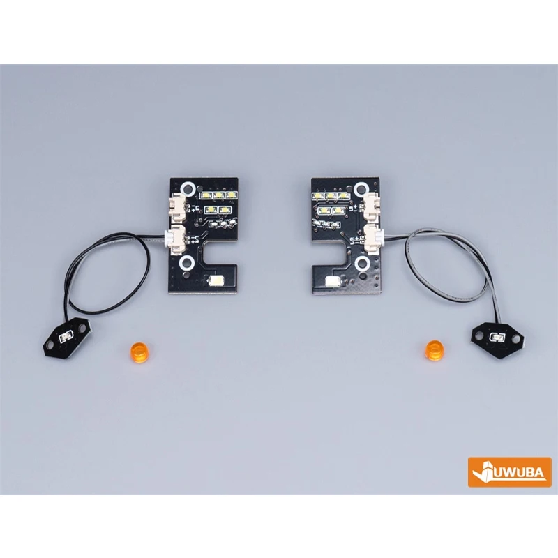 LED Simulation Scheinwerfer Licht Set Kit Zubehör für 1/14 Tamiya RC Lkw Anhänger Kipper für MAN TGS DIY Auto Upgrade Teile – Detail 11